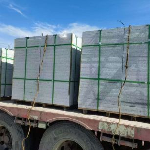 淮南 芝麻白花岗岩地铺石装车日常