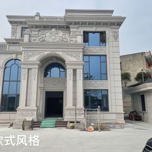 淮南 白麻花岗岩别墅外墙干挂