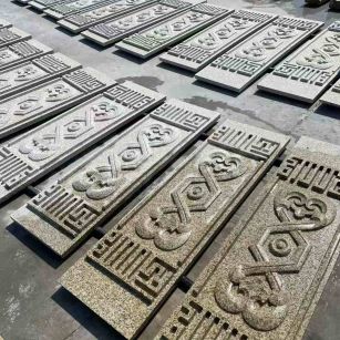 淮南 黄金麻花岗岩外墙雕刻板