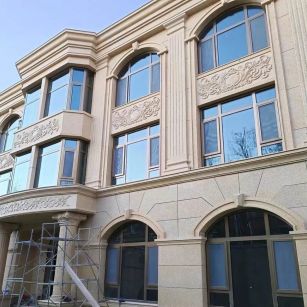 淮南 黄金麻花岗岩别墅外墙干挂