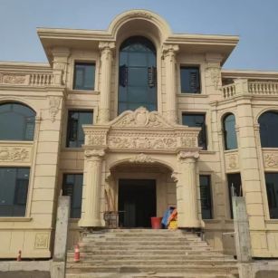 淮南 黄金麻花岗岩别墅外墙干挂