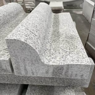 淮南 白麻花岗岩S型路沿石，路侧石，马路牙子等