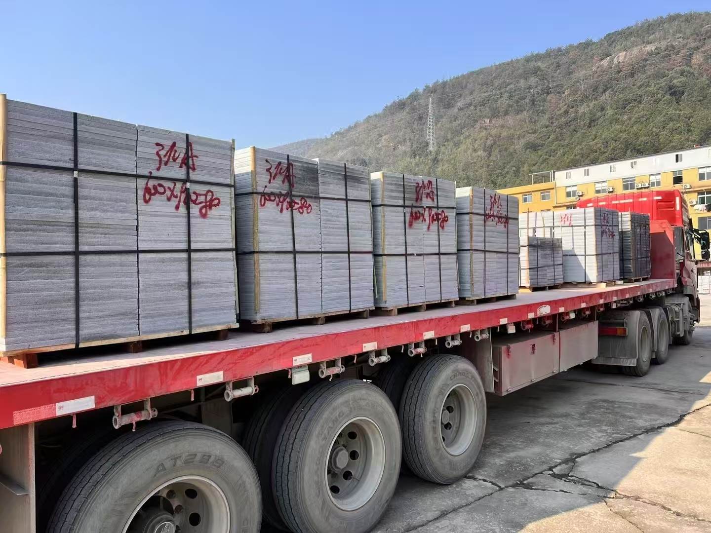 淮南 芝麻灰地铺石出货日常