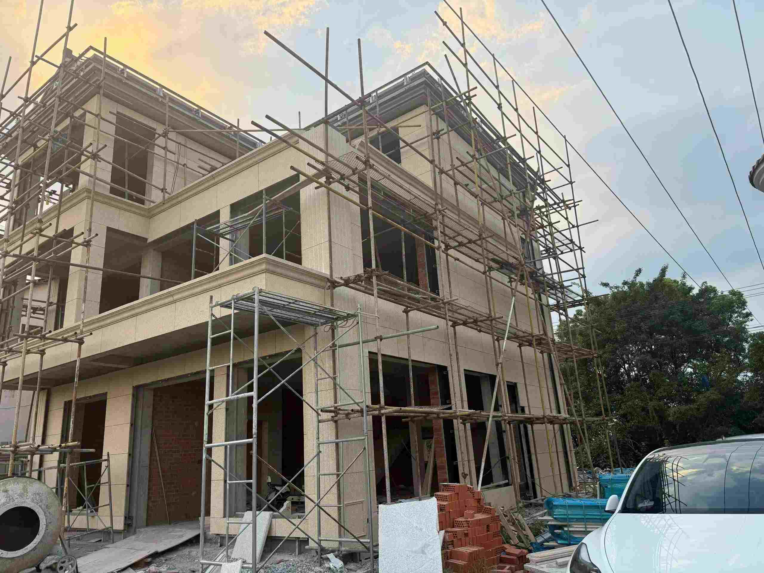 淮南 黄金麻荔枝面花岗岩外墙干挂