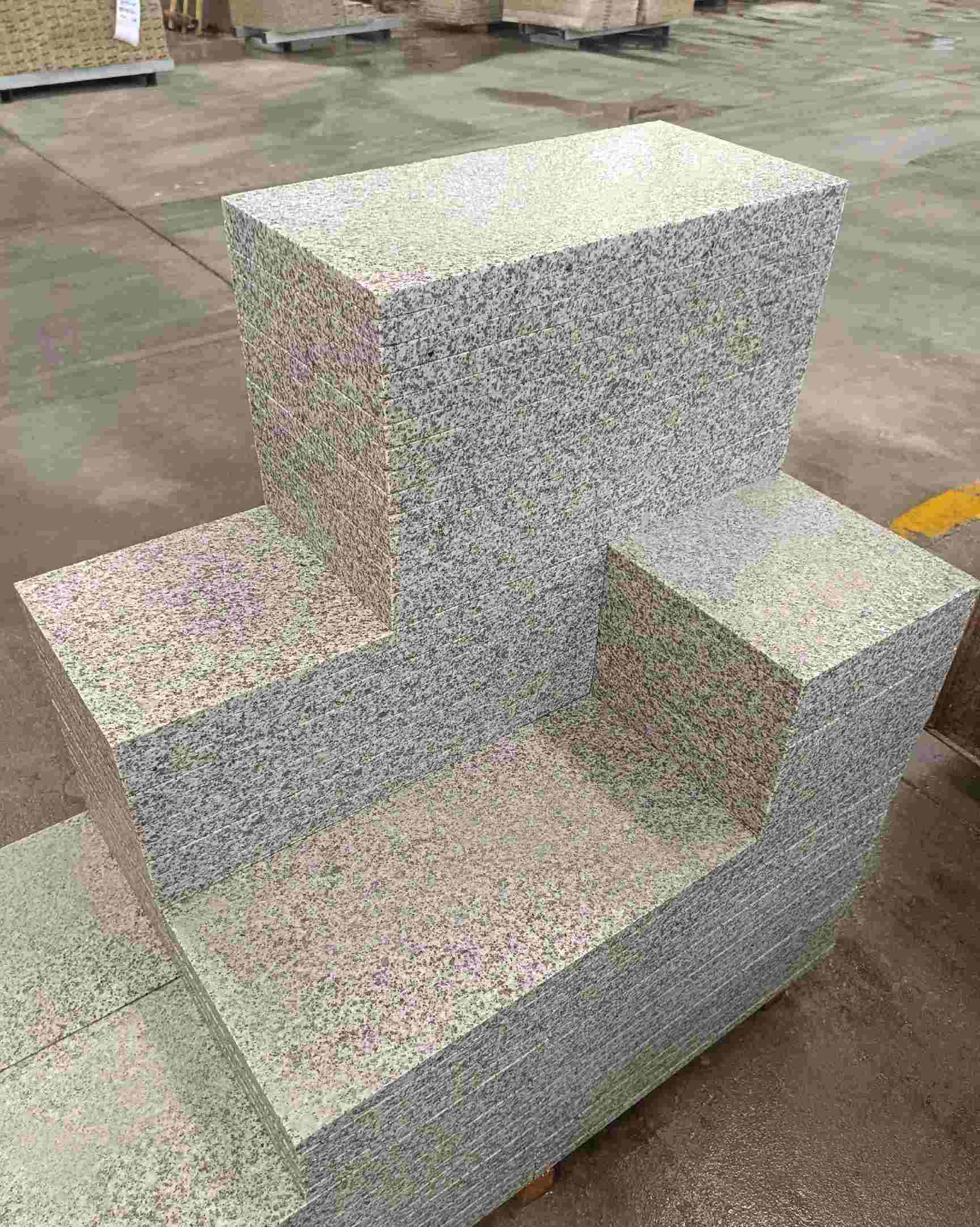 淮南 白麻花岗岩荔枝面地铺石