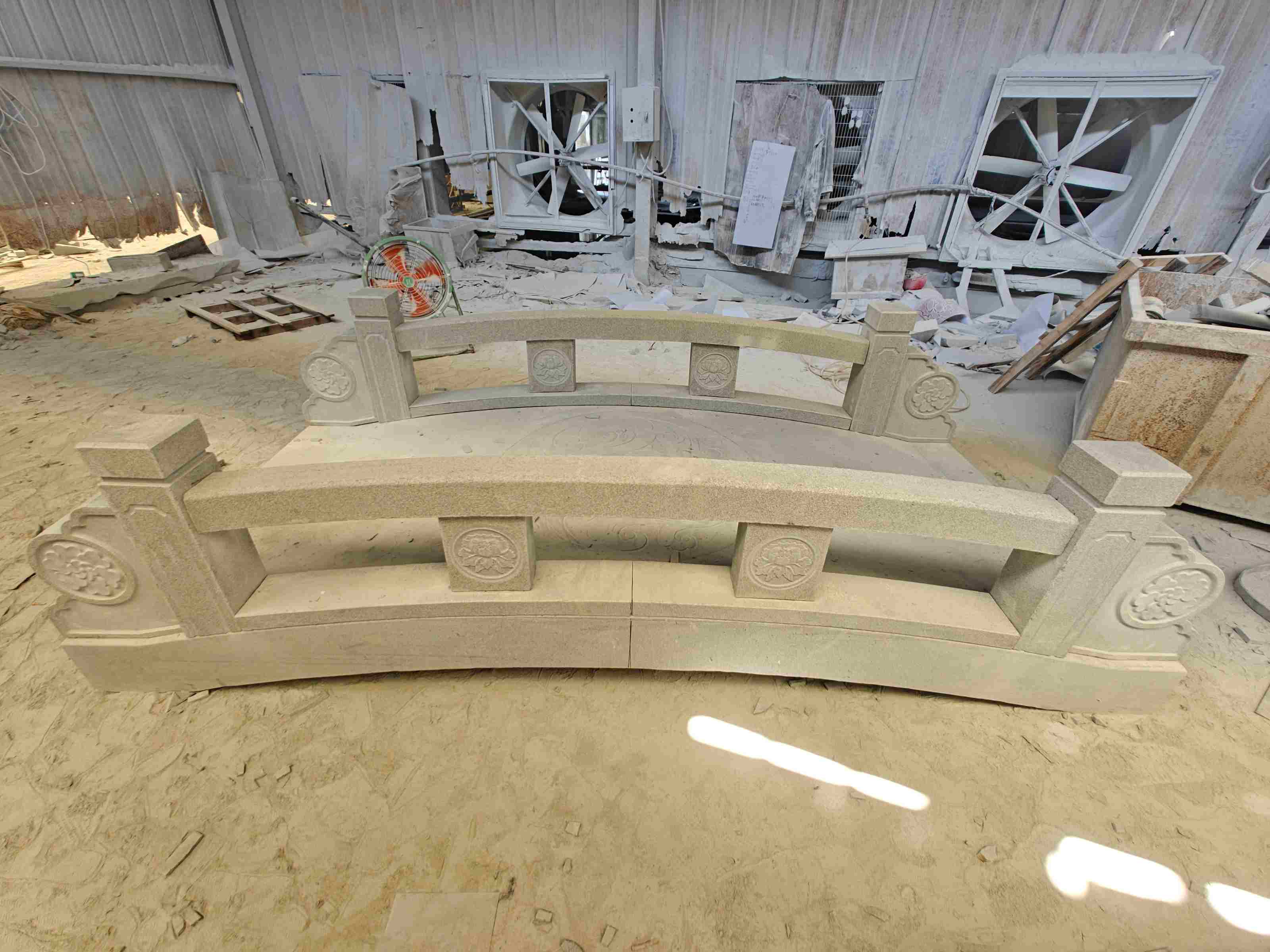 淮南 芝麻灰花岗岩异形加工-拱桥，石桥