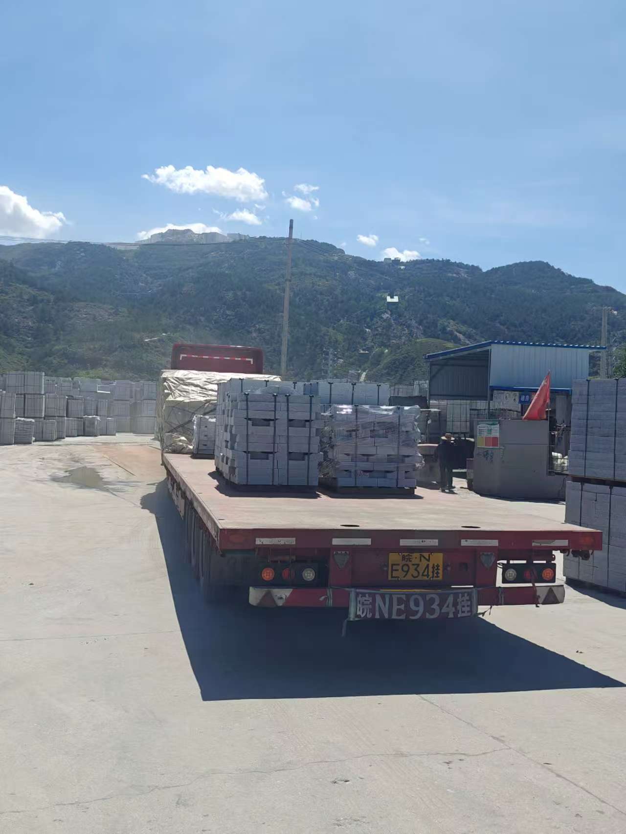 淮南 芝麻白仿形路沿石，直形路沿石