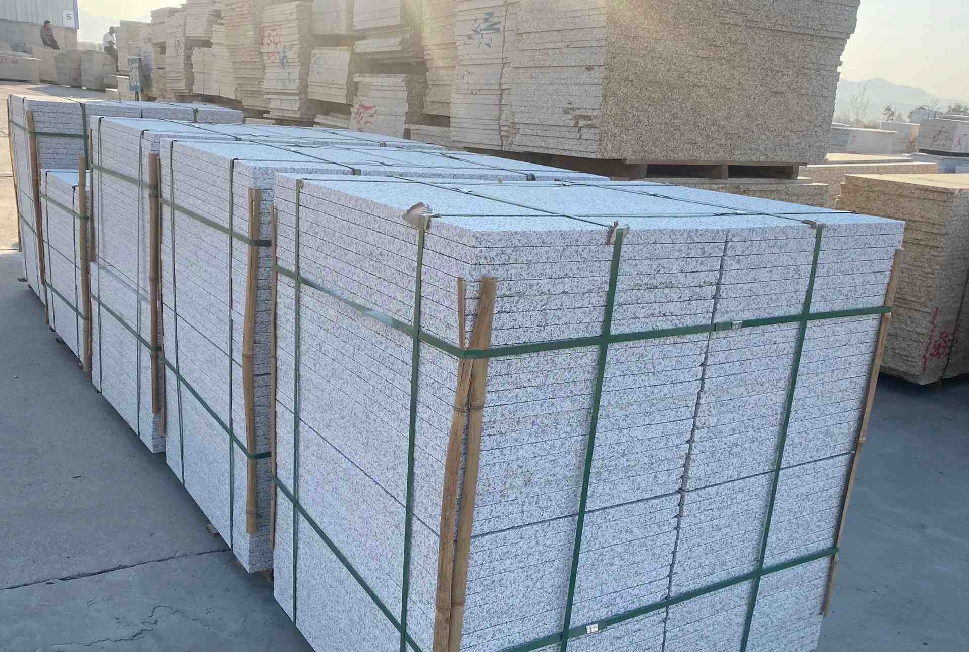 淮南 白麻花岗岩荔枝面地铺石