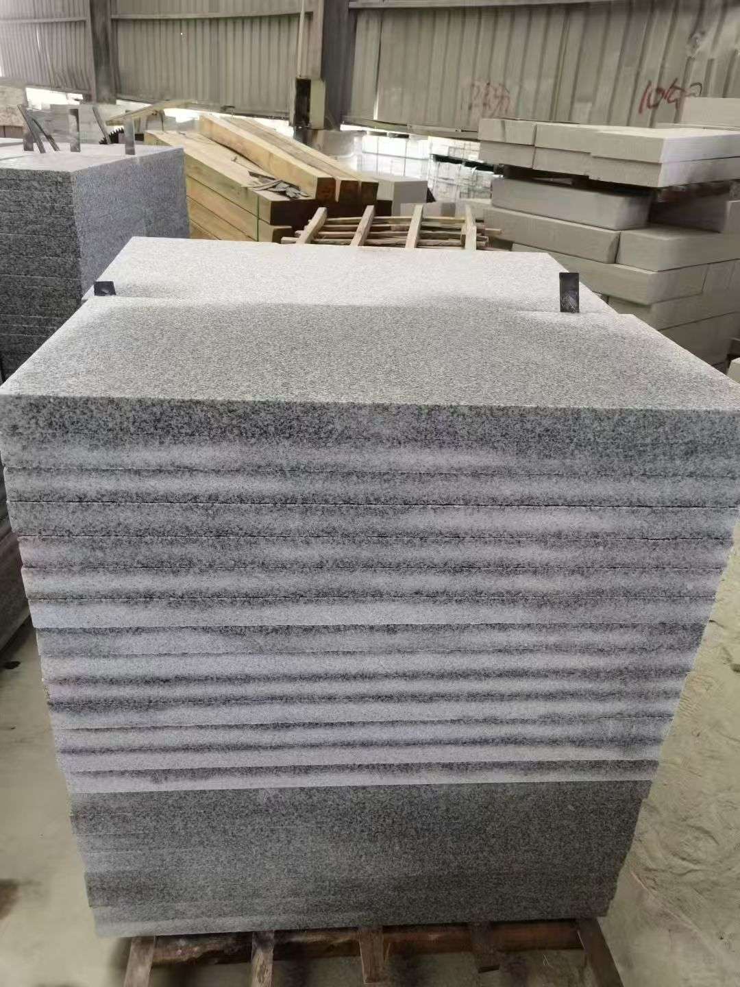 淮南 芝麻白5公分火烧地铺成品，900*400，规格可定制