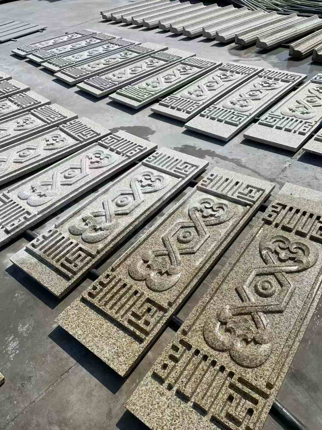 淮南 黄金麻花岗岩外墙雕刻板
