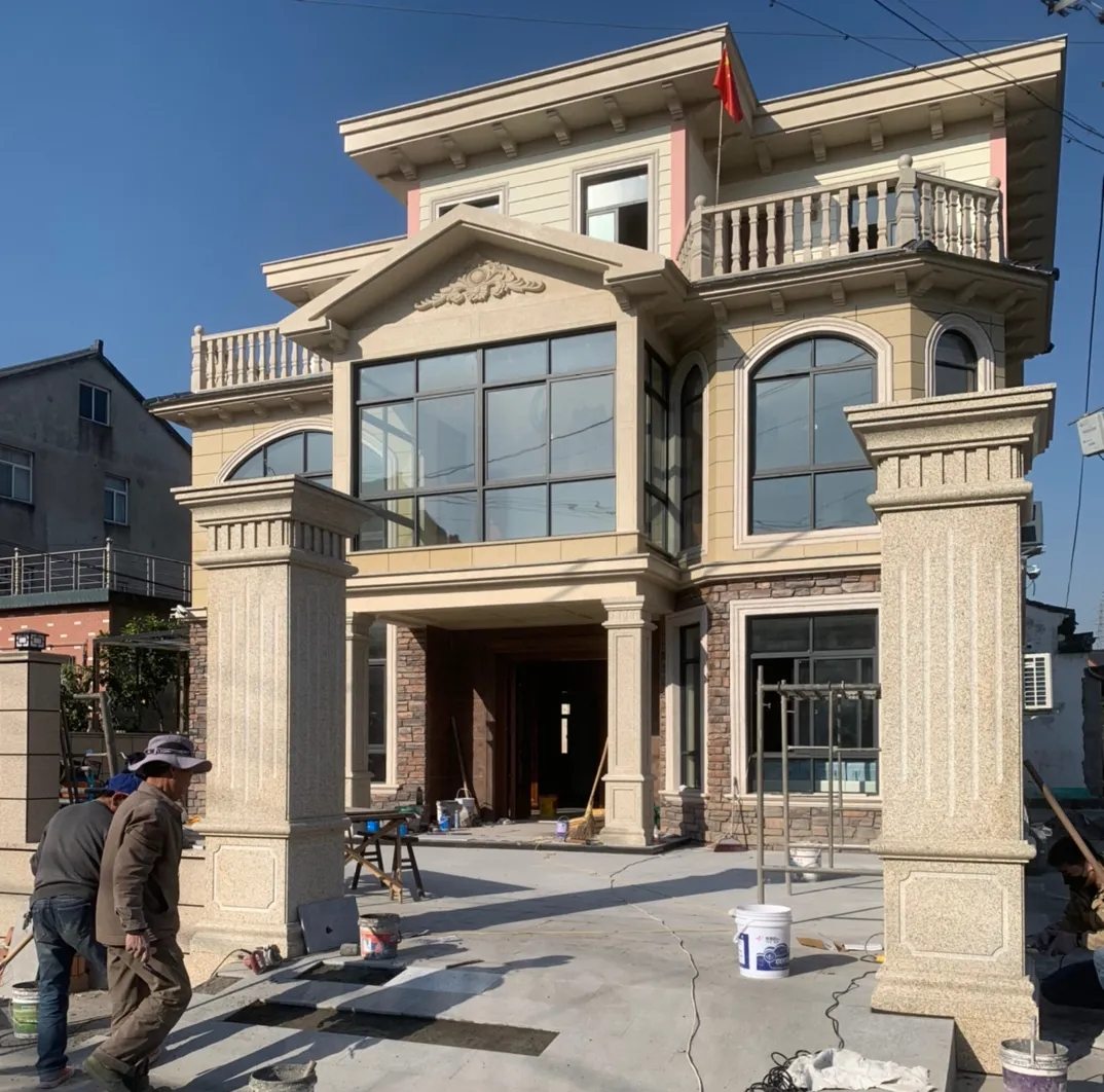 淮南 黄金麻花岗岩荔枝面别墅外墙干挂私家专属