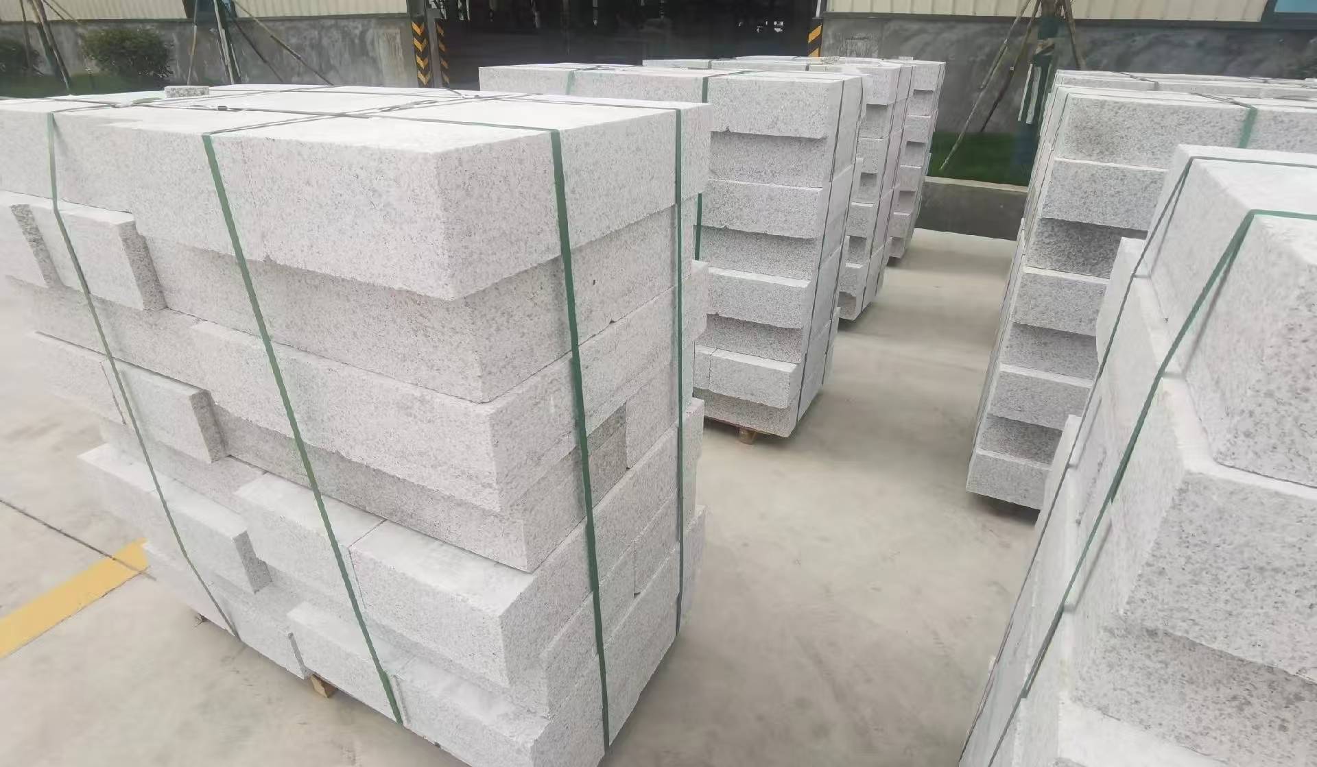 淮南 白麻花岗岩路沿石，立缘石，平缘石，路牙石，道牙石，马路牙子等